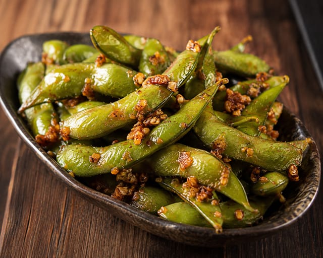 Spicy Edamame.